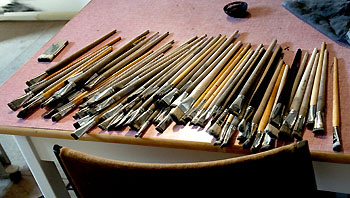 Julia Steiner's brushes